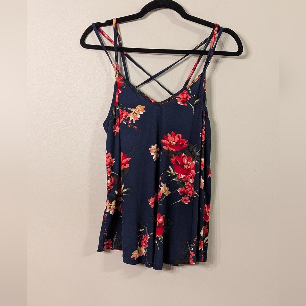 PaperMoon Floral Tank Top Medium